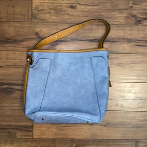 New! CHILLX Large Blue Tote w/extra long strap